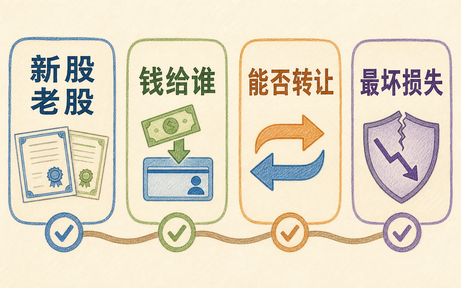 看新股还是老股，看资金进入谁的账户