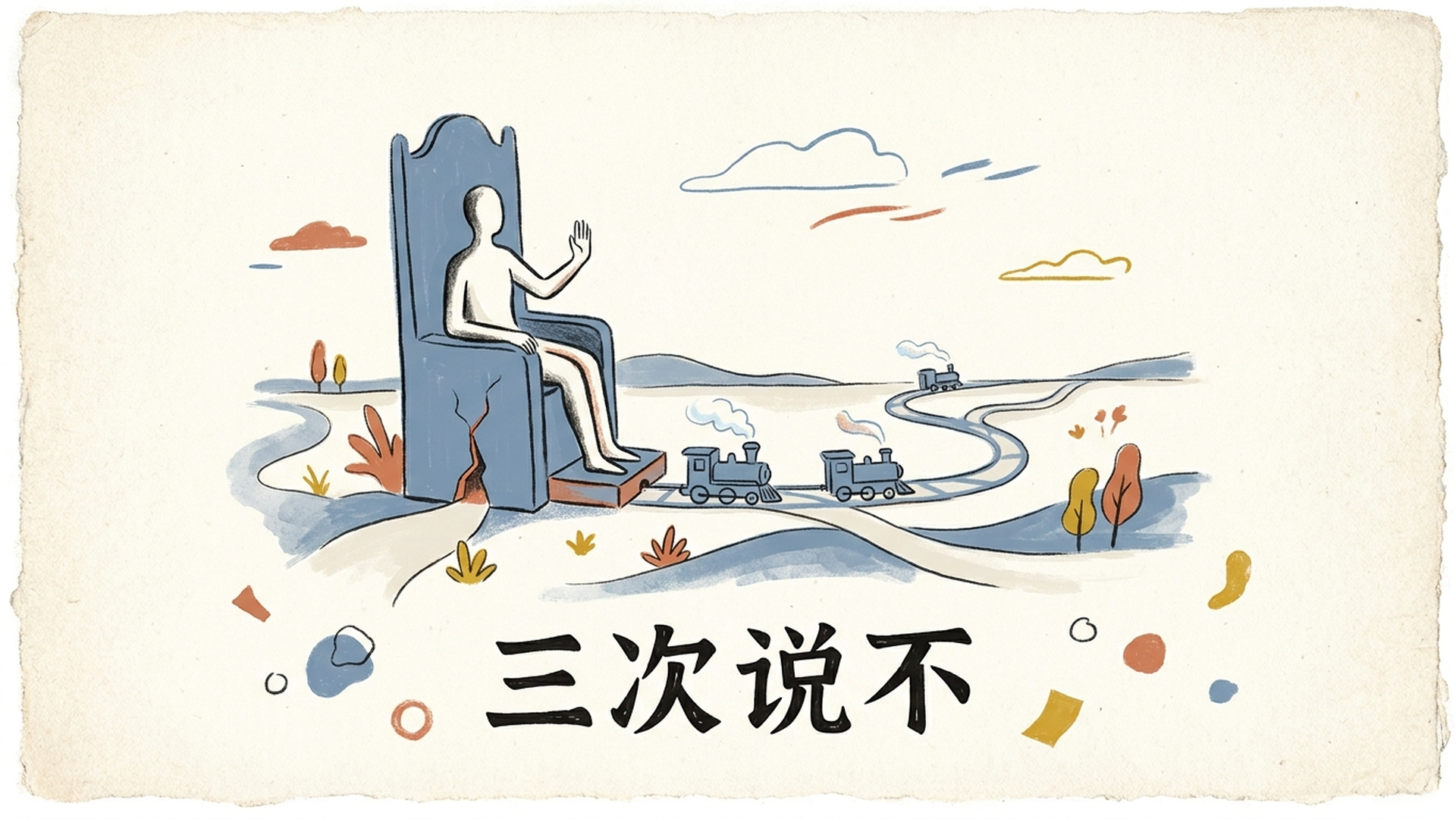 二、三次说「不」，王座就没了