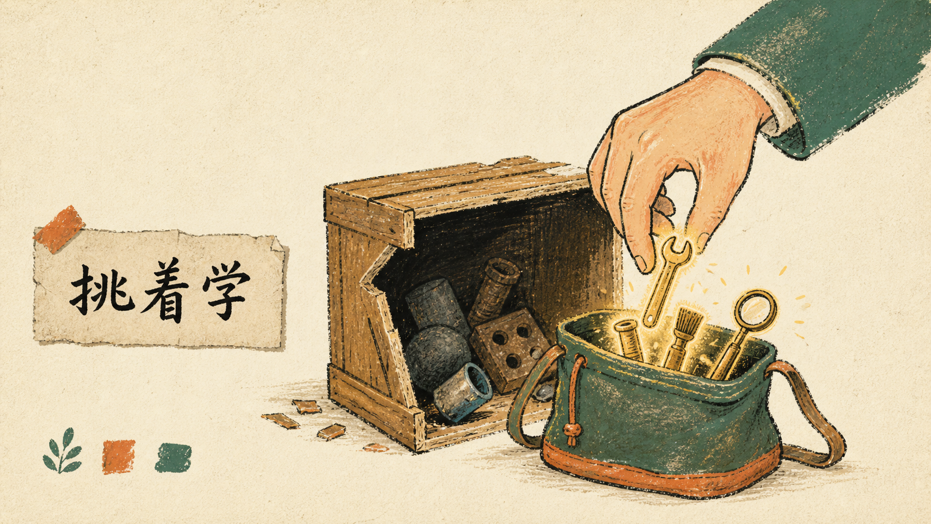 挑着学