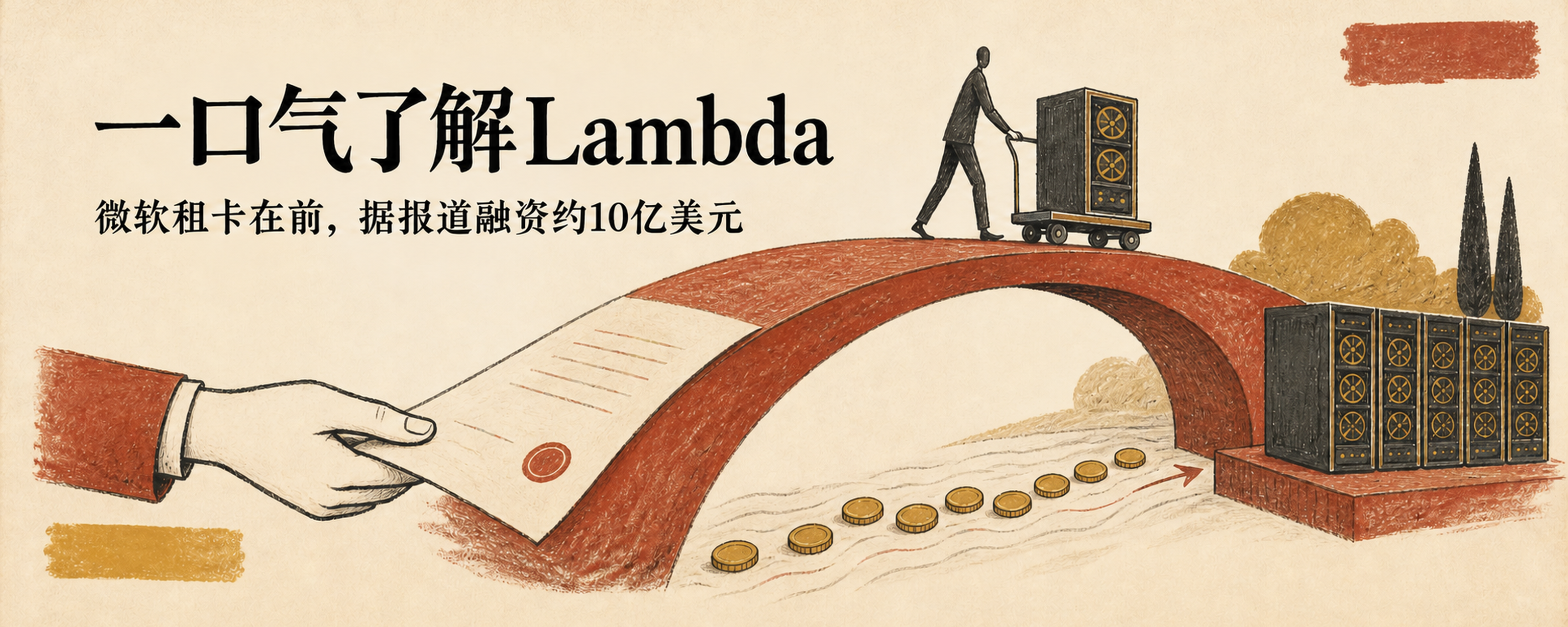 一口气了解Lambda：微软大单之后，据报道又借约10亿美元买GPU封面
