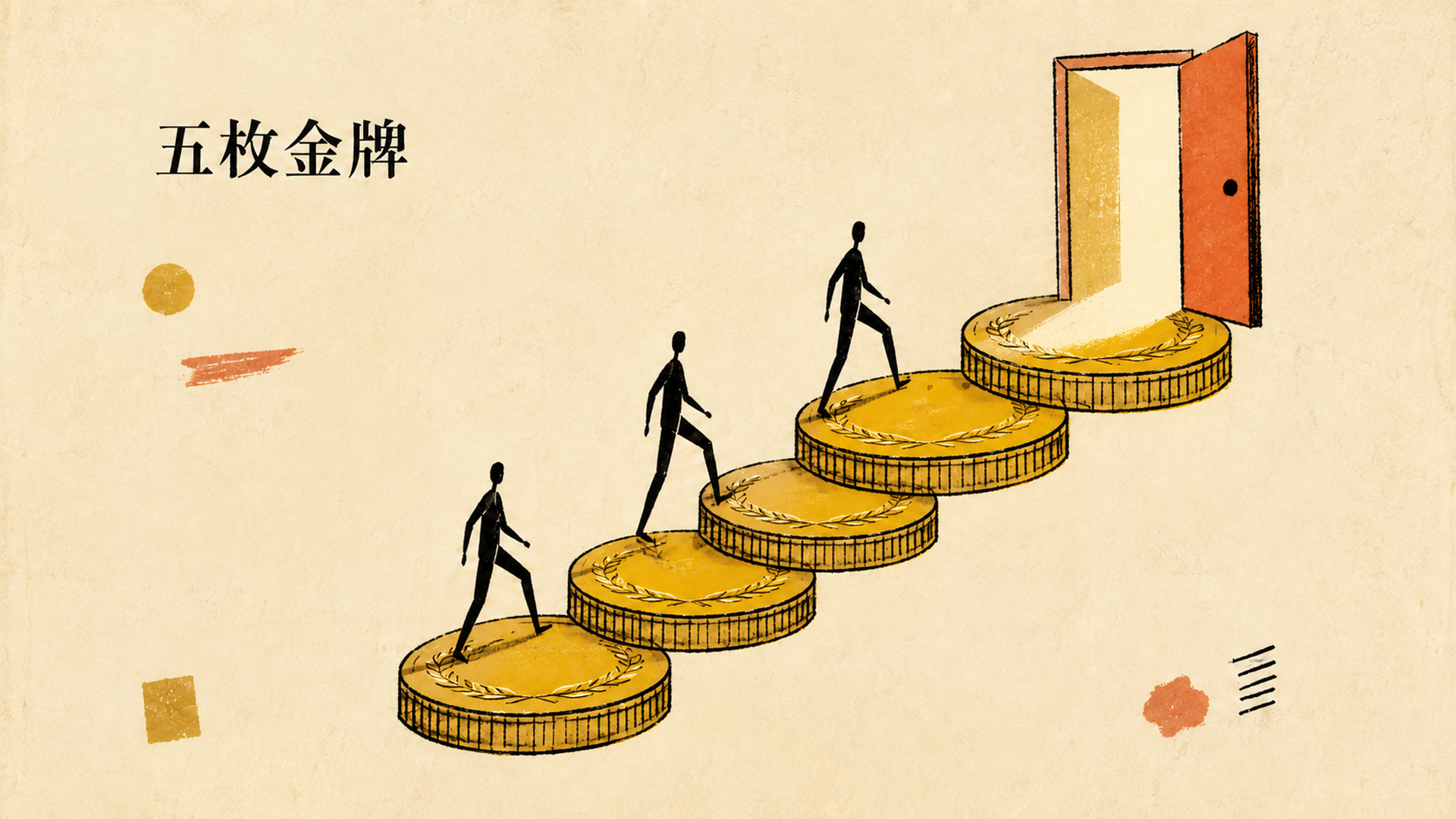 五枚金牌