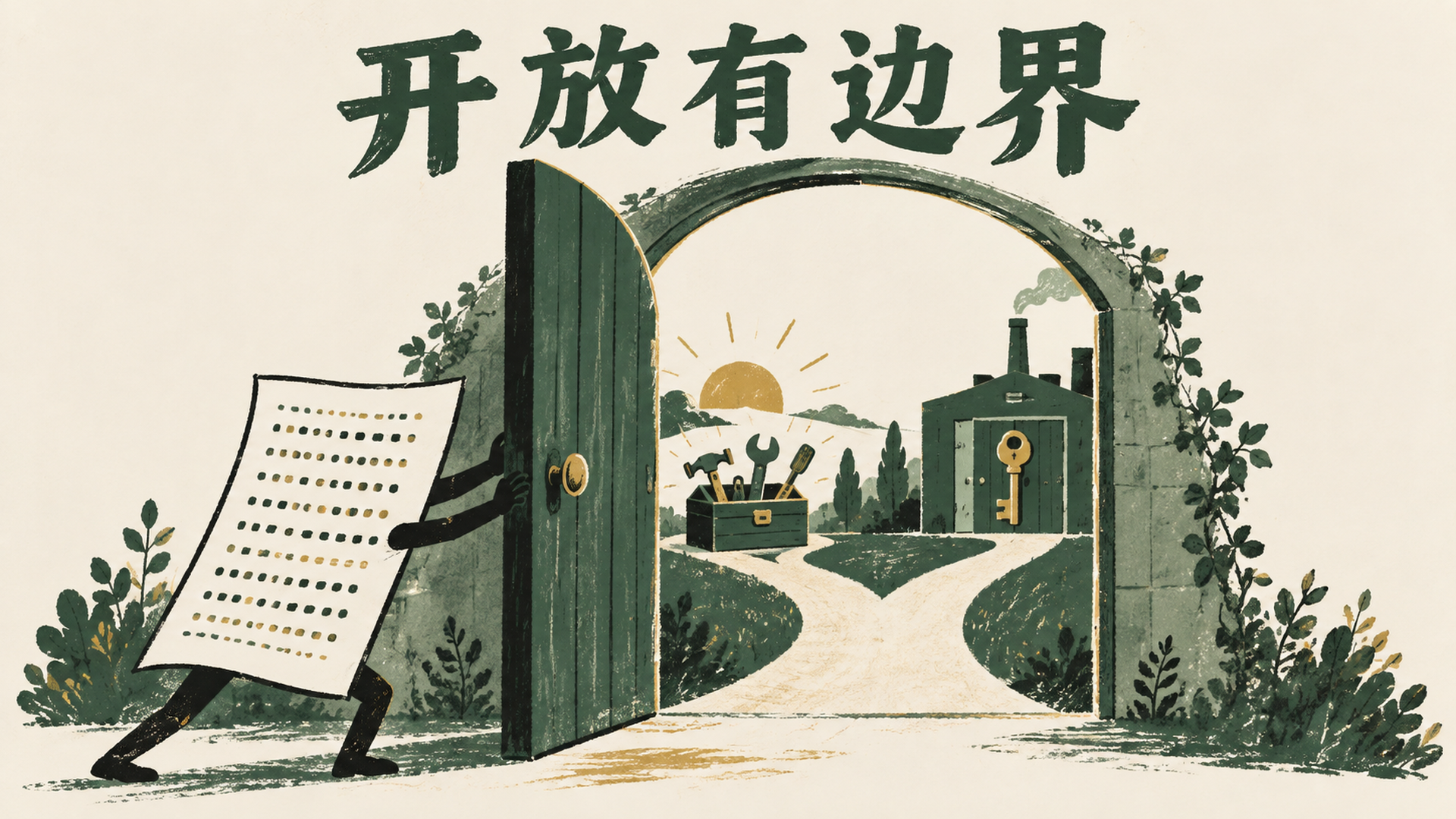 开放有边界