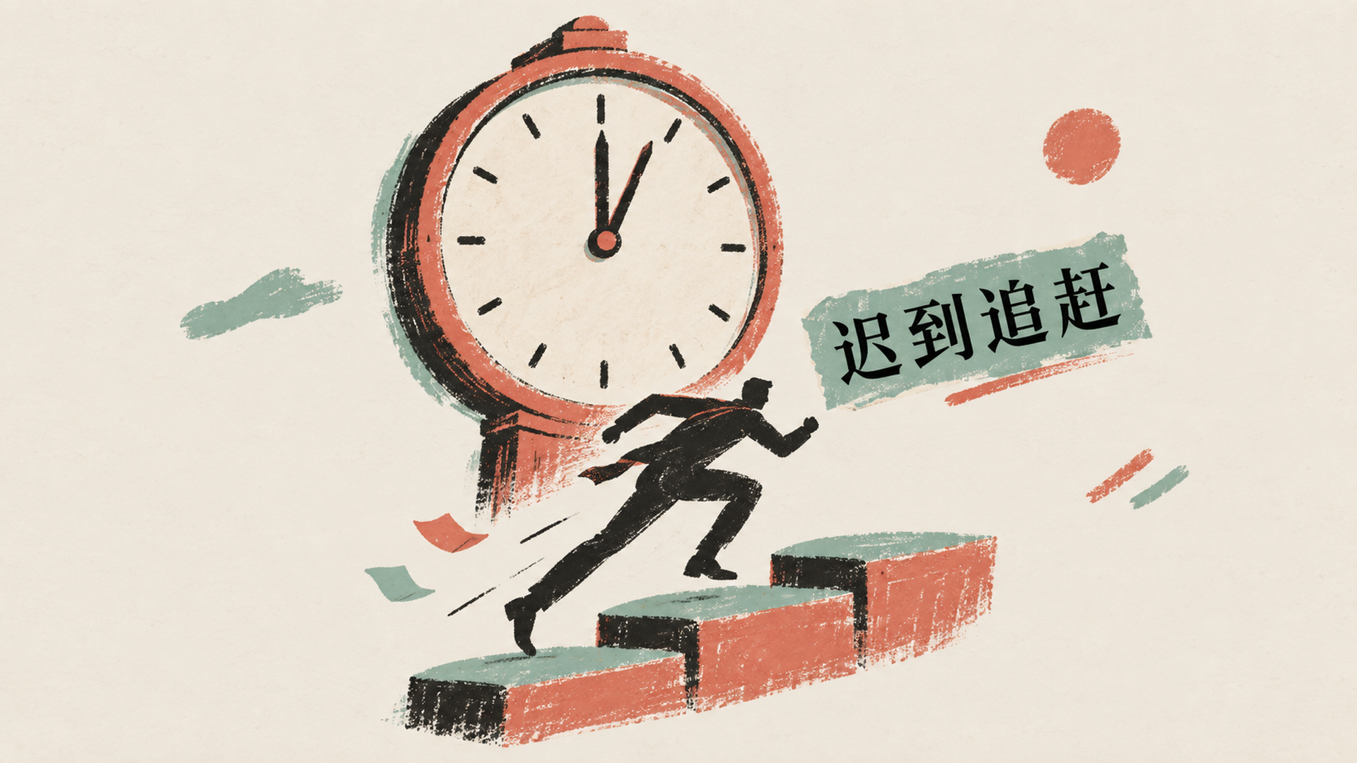 迟到追赶
