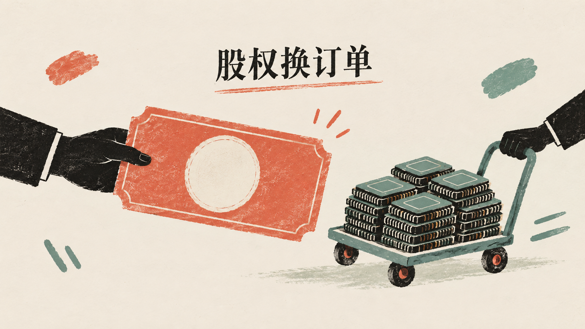 股权换订单