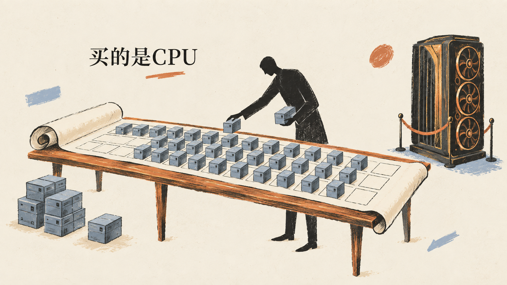 买的是CPU