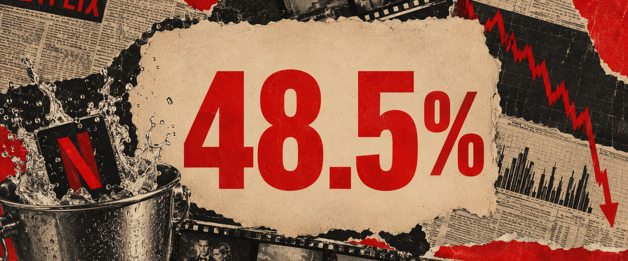 奈飞股价较历史高点回撤约48.5%