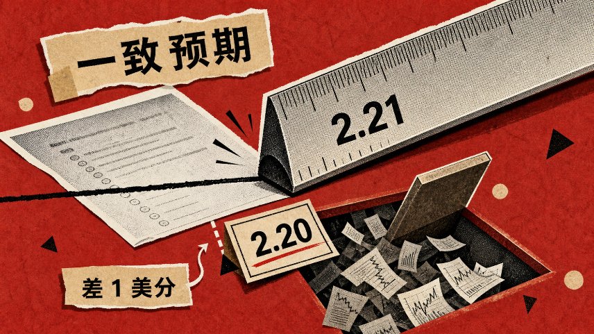 百事每股收益 2.20 美元,低于 2.21 美元一致预期